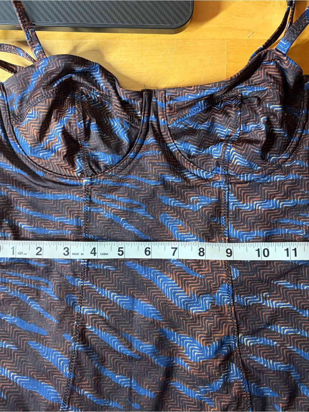 Ulla Johnson Madeira Maillot One-piece Swimsuit Size M Tiger Animal Print Resort - Picture 10 of 12